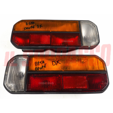FANALI FARI POSTERIORI DESTRO SINISTRO LANCIA BETA COUPE SIEM BORDO NERO