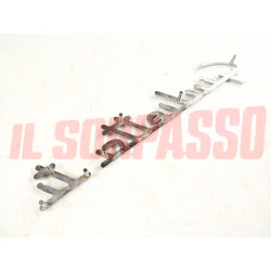 SCRITTA SIGLA COFANO POSTERIORE ALFA ROMEO GIULIETTA TI IN METALLO CROMATA