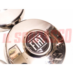 COPPE RUOTA BORCHIE CERCHI CROMODORA FIAT 124 COUPE SPIDER - 125 SPECIAL