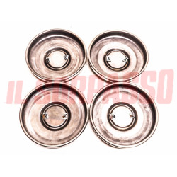 COPPE RUOTA BORCHIE CERCHI CROMODORA FIAT 124 COUPE SPIDER - 125 SPECIAL