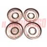 COPPE RUOTA BORCHIE CERCHI CROMODORA FIAT 124 COUPE SPIDER - 125 SPECIAL
