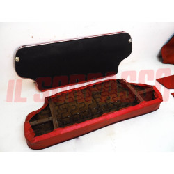 TAPPEZZERIA PANNELLI SEDILI CAPPELLIERA PASSARUOTA ROSSI FIAT 850 BERLINA ORIGIN