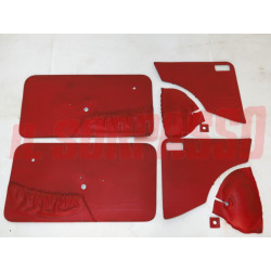 TAPPEZZERIA PANNELLI SEDILI CAPPELLIERA PASSARUOTA ROSSI FIAT 850 BERLINA ORIGIN