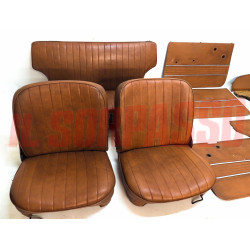 TAPPEZZERIA PANNELLI SEDILI CAPPELLIERA PASSARUOTA SCHIENALE MARRONI FIAT 1100 R