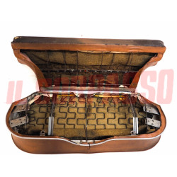 TAPPEZZERIA PANNELLI SEDILI CAPPELLIERA PASSARUOTA SCHIENALE MARRONI FIAT 1100 R