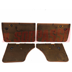 TAPPEZZERIA PANNELLI SEDILI CAPPELLIERA PASSARUOTA SCHIENALE MARRONI FIAT 1100 R