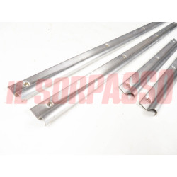 PROFILI MODANATURE BATTITACCO PORTE ANTERIORI + POSTERIORI FIAT 1100 R ORIGINALI