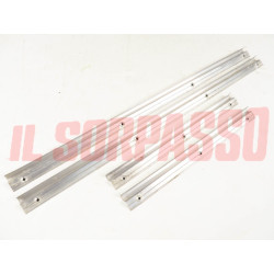 PROFILI MODANATURE BATTITACCO PORTE ANTERIORI + POSTERIORI FIAT 1100 R ORIGINALI