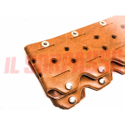 COPRI VOLANTE MARRONE SCURO C/ BOTTONI FIAT 500 600 850 124 125 126 127 128 A112