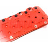 COPRI VOLANTE ROSSO CON BOTTONI NERI FIAT 500 600 850 124 125 126 127 128 A112