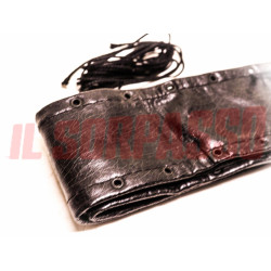 COPRI VOLANTE NERO CON FILO FIAT 500 600 850 124 125 126 127 128 A112 ABARTH