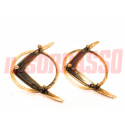 FREGI LATERALI STEMMI LOGHI RONDINELLA FIAT 1100 103 H ORIGINALI