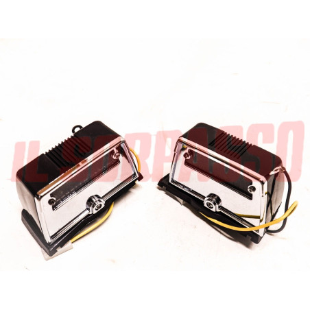 FANALINI FANALI LUCI TARGA FIAT 124 ABARTH RALLY CARELLO