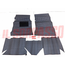 TAPPETI GRIGI E NERI FIAT 131 MIRAFIORI 1.3 1.6 RALLY ABARTH ORIGINALI FILGOMMA
