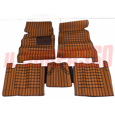 TAPPETI ROSSI E NERI FIAT 131 MIRAFIORI 1.3 1.6 RALLY ABARTH ORIGINALI FILGOMMA