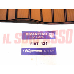 TAPPETI ROSSI E NERI FIAT 131 MIRAFIORI 1.3 1.6 RALLY ABARTH ORIGINALI FILGOMMA