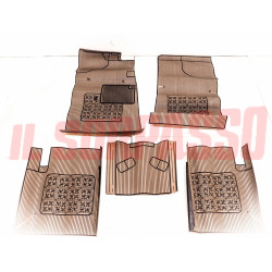 TAPPETI BEIGE E NERI FIAT 131 SUPERMIRAFIORI SPECIAL ORIGINALI