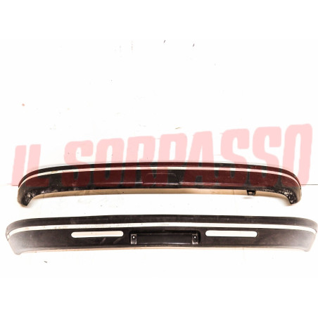PARAURTI ANTERIORE + POSTERIORE AUTOBIANCHI A112 2 3 SERIE ABARTH ORIGINALI