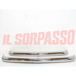 LAMA PARAURTI ANTERIORE + POSTERIORE SIMCA 1000 1 SERIE ORIGINALI