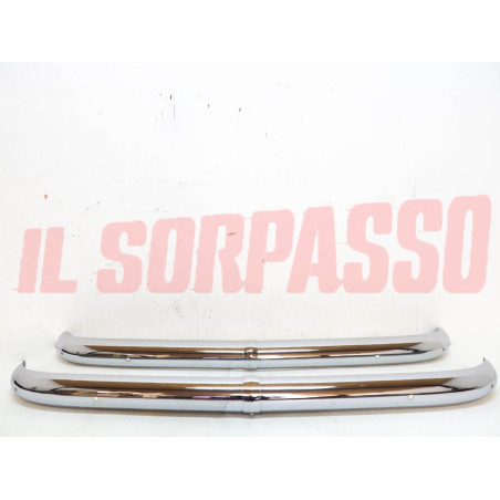 LAMA PARAURTI ANTERIORE + POSTERIORE SIMCA 1000 1 SERIE ORIGINALI