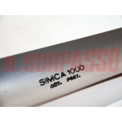 LAMA PARAURTI ANTERIORE + POSTERIORE SIMCA 1000 1 SERIE ORIGINALI