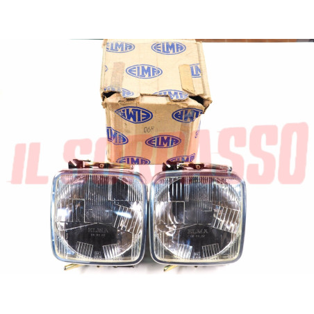 GRUPPI OTTICI FANALI FARI CON OSCUR. FIAT 125 BERLINA SPECIAL DA 4.68 ELMA JODIO