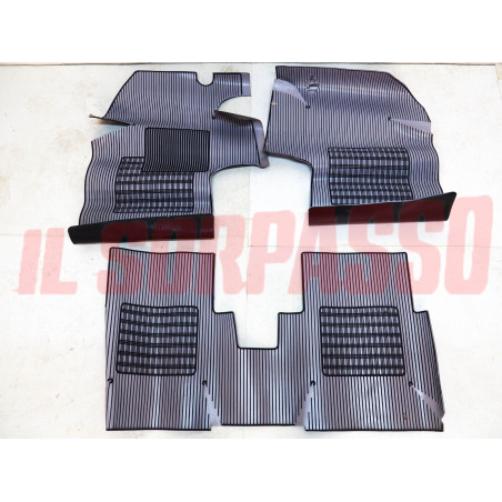 SOPRA TAPPETI GOMMA GRIGI E NERI LANCIA DELTA 1.3 - 1.5 ORIGINALI JUMBO