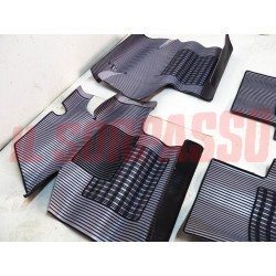 SOPRA TAPPETI GOMMA GRIGI E NERI LANCIA DELTA 1.3 - 1.5 ORIGINALI JUMBO