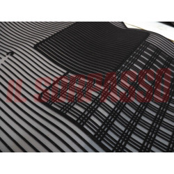 SOPRA TAPPETI GOMMA GRIGI E NERI LANCIA PRISMA ORIGINALI JUMBO