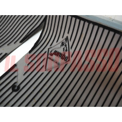 SOPRA TAPPETI GOMMA GRIGI E NERI LANCIA PRISMA ORIGINALI JUMBO