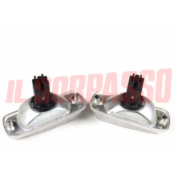 FANALINI ANTERIORI FRECCE PORTALAMPADA FIAT 850 BERLINA SPECIAL BELLU DIFETTATI