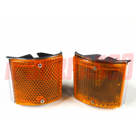 FANALINI FRECCE ARANCIO FIAT 128 BERLINA RALLY IN METALLO MARCA LEART