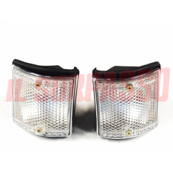 FANALINI ANTERIORI FRECCE DX - SX + CUFFIE FIAT 128 BERLINA RALLY ALTISSIMO