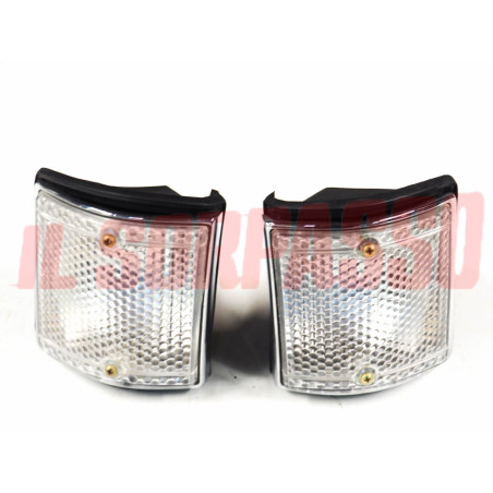 FANALINI ANTERIORI FRECCE DX - SX + CUFFIE FIAT 128 BERLINA RALLY ALTISSIMO