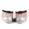 FANALINI ANTERIORI FRECCE DX - SX + CUFFIE FIAT 128 BERLINA RALLY ALTISSIMO