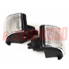 FANALINI ANTERIORI FRECCE DX - SX + CUFFIE FIAT 128 BERLINA RALLY ALTISSIMO