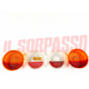 PLASTICHE FANALI POSTERIORI FIAT 850 COUPE 2 3 SERIE - 128 RALLY ALTISSIMO