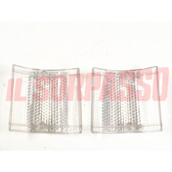 PLASTICHE FANALINI FRECCE BIANCHE FIAT 128 BERLINA RALLY ORIGINALI BELLU'