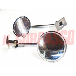 SPECCHI RETROVISORI DESTRO SINISTRO CROMAT FIAT 600 850 T PULMINO 238 CAMPAGNOLA