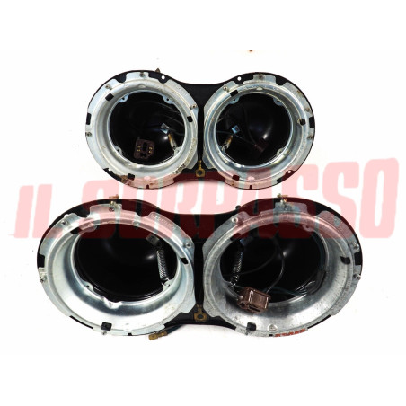 TAZZE FARO GRUPPI OTTICI FANALI FIAT 850 FAMILIARE 1300 1500 BERLINA CARELLO