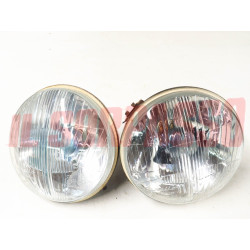 FANALI FARI GRUPPI OTTICI FIAT 600 E 750 FANALONA ORIGINALI CARELLO C/ POSIZIONE