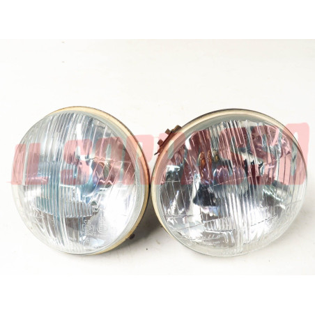 FANALI FARI GRUPPI OTTICI FIAT 600 E 750 FANALONA ORIGINALI CARELLO C/ POSIZIONE
