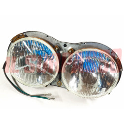 GRUPPI OTTICI FANALI FARI + TAZZE SEDI FIAT 850 FAMILIARE 1300 1500 BERLINA SIEM