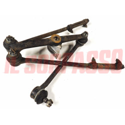 RINVIO TIRANTE SCATOLA GUIDA STERZO + TESTINE FIAT 1100 R + FAMILIARE ORIGINALI