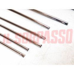 KIT MODANATURE PROFILI PARAFANGHI + PORTE + COFANI FIAT 1300 1500 BERLINA