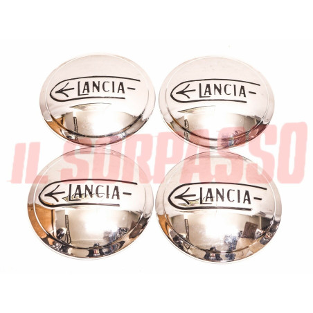 COPPE RUOTA CERCHI BORCHIE CROMATE LANCIA ARDEA