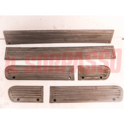 MODANATURE PORTE + PARAFANGHI ANTERIORI + POSTERIORI RENAULT 4 R4 ORIGINALI