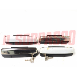 MANIGLIE PORTE ANTERIORI + POSTERIORI DESTRA + SINISTRA FIAT 131 ULTIMO TIPO