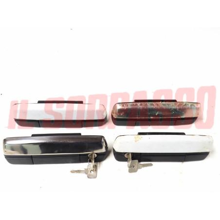 MANIGLIE PORTE ANTERIORI + POSTERIORI DESTRA + SINISTRA FIAT 131 ULTIMO TIPO