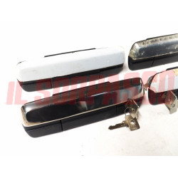 MANIGLIE PORTE ANTERIORI + POSTERIORI DESTRA + SINISTRA FIAT 131 ULTIMO TIPO